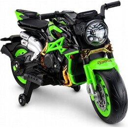 XW-07 Electric Motorcycle LED Illuminated Wheels Green