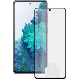 Displayschutzfolie für Samsung Galaxy S20 FE 5G, gehärtetes Glas, schwarz