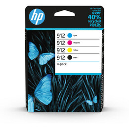 Cartouche d'encre HP 6zc74ae n° 912, lot de 4