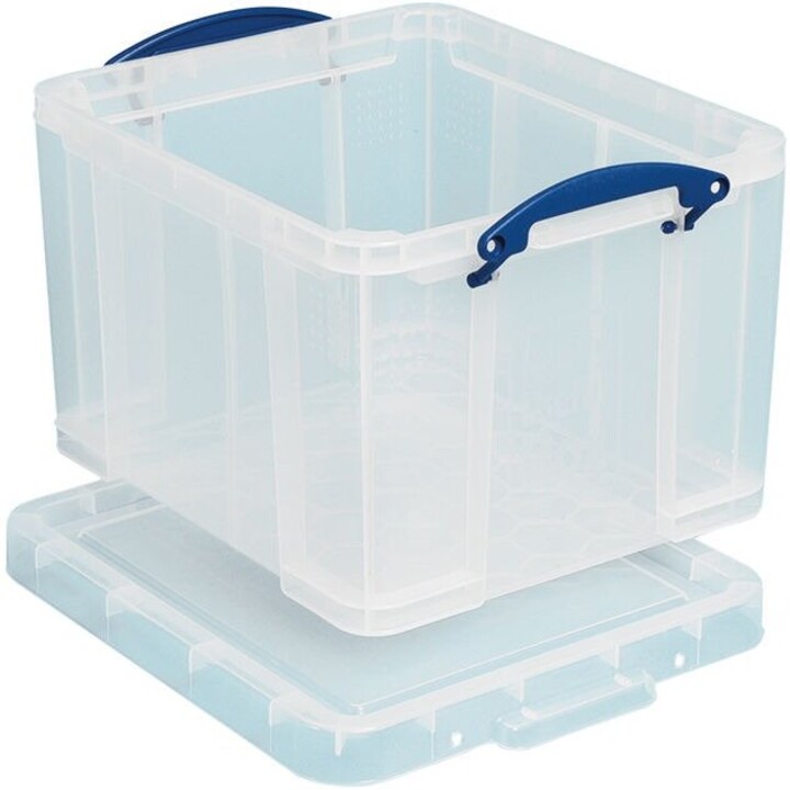Caja de almacenamiento «Really Useful Box» 35CCB, 35 l, 48,0 x 39,0 x 31,0 cm, transparente