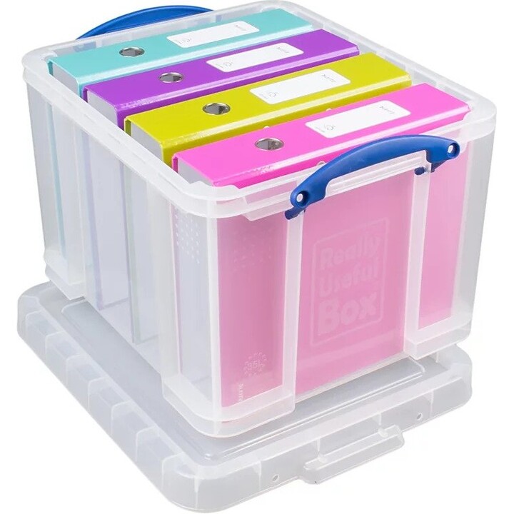 Caja de almacenamiento «Really Useful Box» 35CCB, 35 l, 48,0 x 39,0 x 31,0 cm, transparente