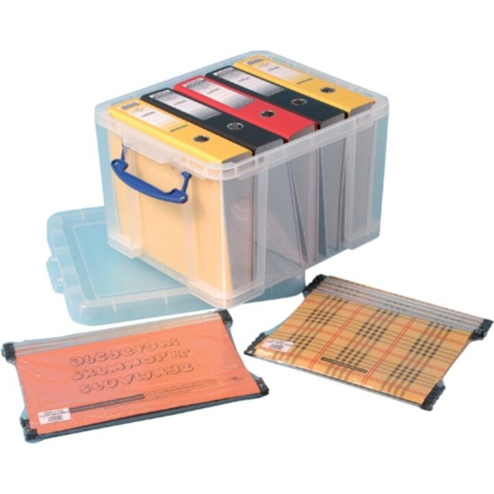 Caja de almacenamiento «Really Useful Box» 35CCB, 35 l, 48,0 x 39,0 x 31,0 cm, transparente