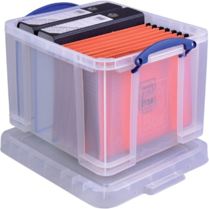 Caja de almacenamiento «Really Useful Box» 35CCB, 35 l, 48,0 x 39,0 x 31,0 cm, transparente