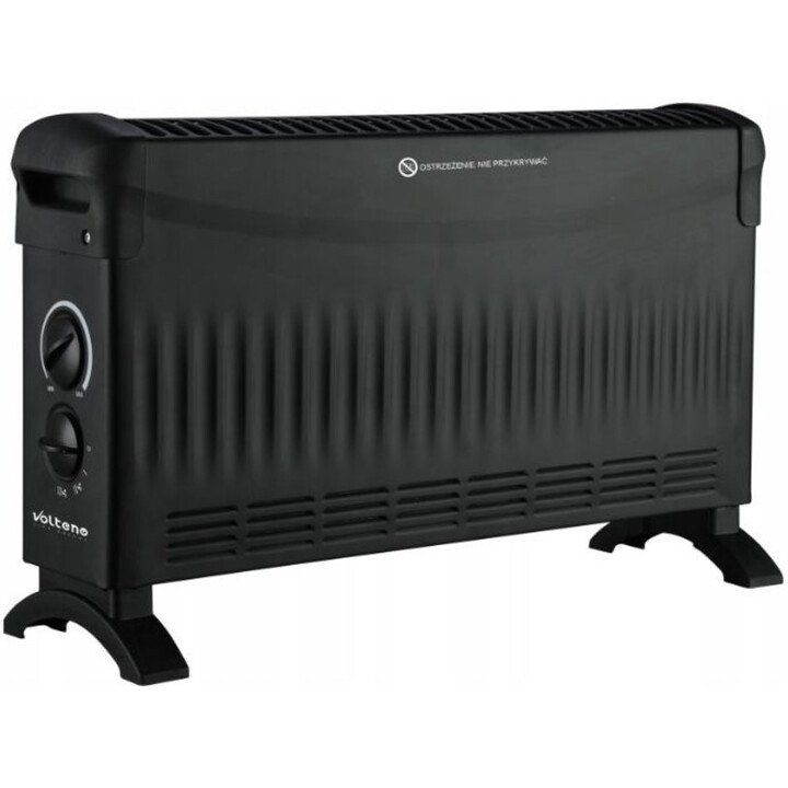 Riscaldatore a convezione Volteno Basic VO2456 2000 W 750 W 1250 W 2000 W nero