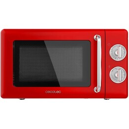 Microondas Cecotec Proclean 3110 Retro, estilo vintage, 1710, rojo