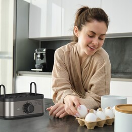 Black+Decker Eierkocher BXKS4800E, 400 W, für 6 Eier
