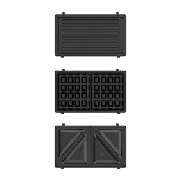 Tostadora con 3 placas intercambiables Black+Decker BXSA754E
