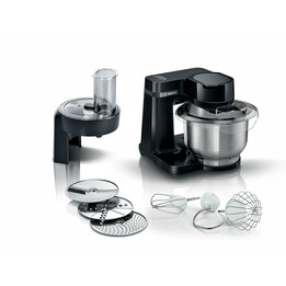 Bosch Serie 2 MUMS2EB01 robot de cocina 700 W 3,8 L Negro, Acero inoxidable