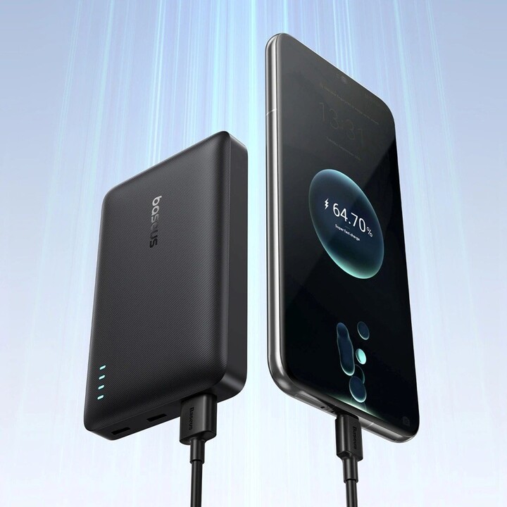 Baseus EnerFill FP21 Powerbank 22.5 W USB-A - USB-C 10000 mAh Black