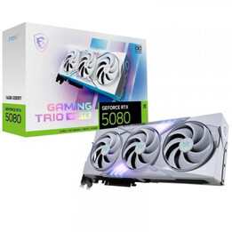 VGA MSI RTX 5080 16GB Gaming Trio Weiß, NV, RTX5080, 16GB
