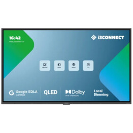 I3 Connect Aspen4 - Ifp Display 86" Android 15 - Edla - 8 Gb Ram – 128 Gb Qled (Quantum Dot LED) Direct LED / 3840 X 2160 P