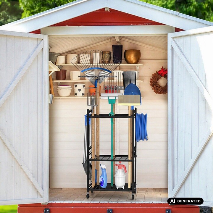 Support mobile pour outils de jardin MC-138