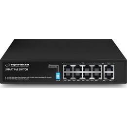 10-Port PoE-Switch 10/100/1000 120W MATRIX