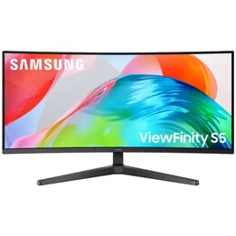 Monitor Profesional Ultraparonámico Curvo Samsung ViewFinity S5 S34H550GAU 34'/ UWQHD/ Negro
