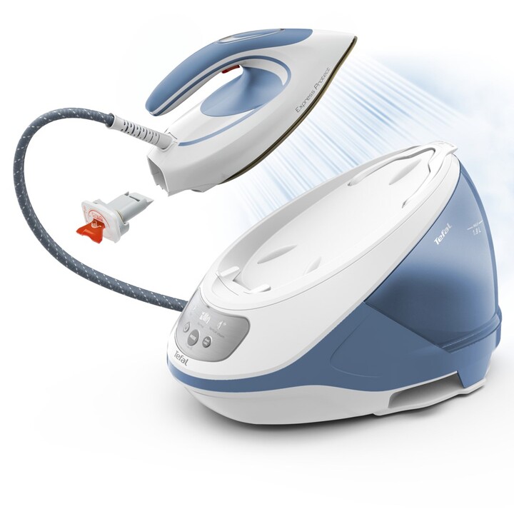 Tefal Express Protect SV9202 2800 W 1,8 L Durilium AirGlide Autoclean soleplate Blanc, Bleu