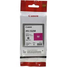 CANON PFI-102M MAGENTA CARTUCHO IPF500 IPF510 IPF600 IPF605 IPF610 IPF655 IPF700 IPF710 IPF720