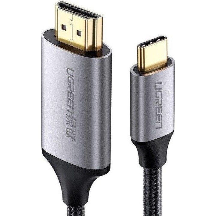 Cable USB-C a HDMI UGREEN, 4K, UHD, 1,5 m, negro.