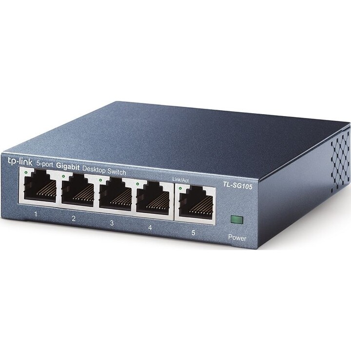 5-Port 10/100/1000Mbps Desktop-Switch TL-SG105