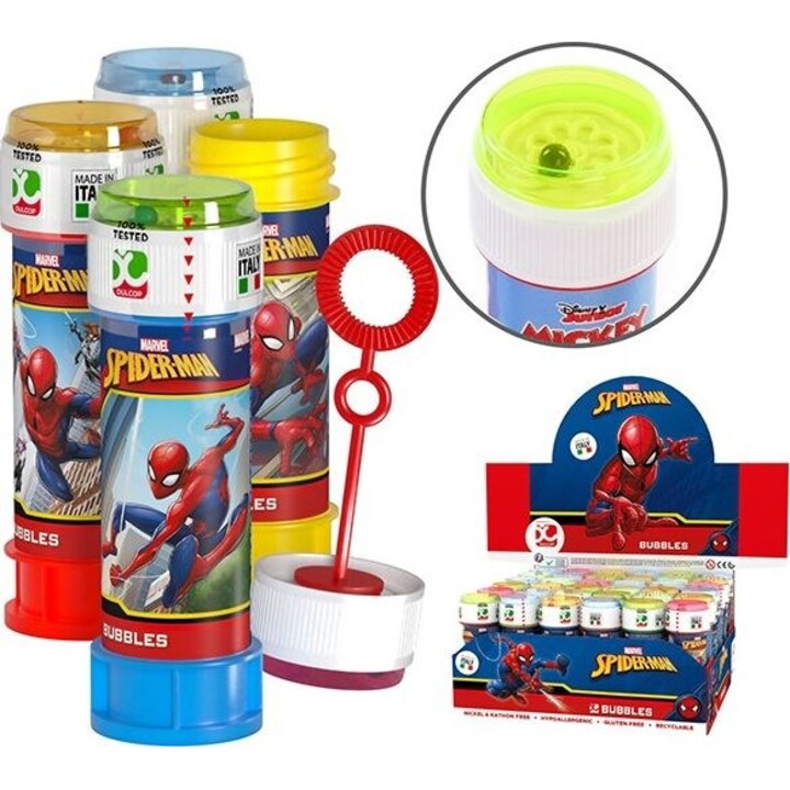 Soap bubbles 60 ml Spiderman display 36 pcs