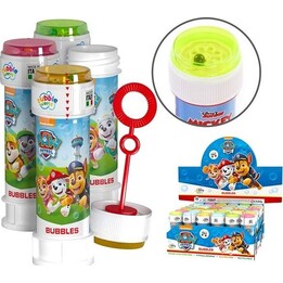Bolle di sapone da 60 ml Paw Patrol, confezione da 36 pezzi