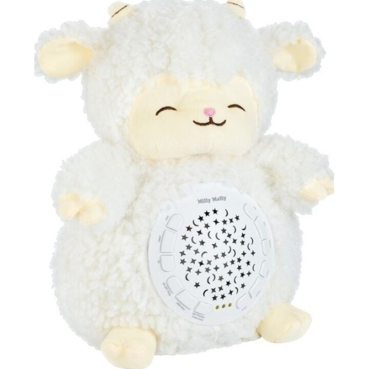 Milly Mally Milly Sheep Plüschprojektor weiß