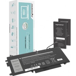 Battery K5XWW for Dell Latitude 5289 7390 2-in-1 - 7300 mAh (55 Wh)