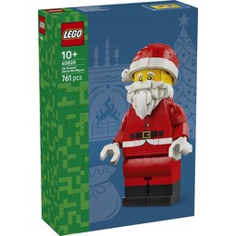 Minifigure di Babbo Natale in scala ingrandita Bricks Iconic 40820
