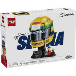 Capacete de Ayrton Senna da Bricks Editions (código 43024)