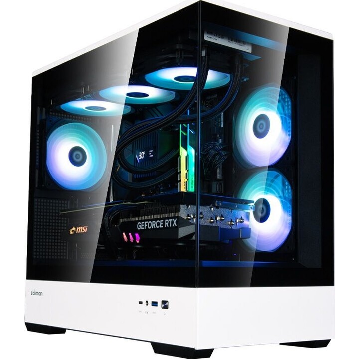 Ventilador Zalman P30 BW de 120 mm con iluminación ARGB (x3)