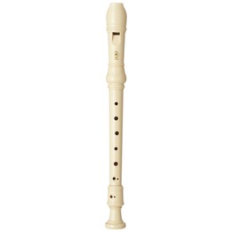 Flauto dolce soprano Yamaha YRS-23 dritto (bocchino smussato) in ABS sintetico color avorio