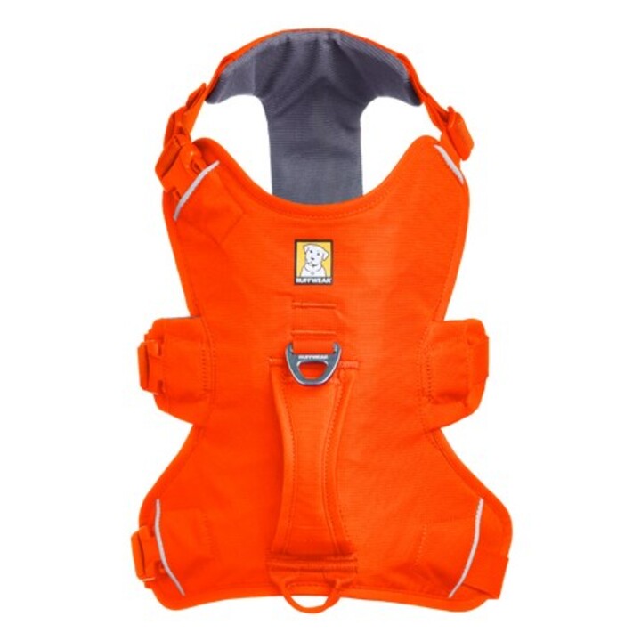 Ruffwear Web Master M Orange Aluminum, Mesh, Nylon, Polyester Dog