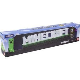 Paladone PP8759MCF Lampe LED « Logo Minecraft » 30 cm, alimentation USB/piles AAA