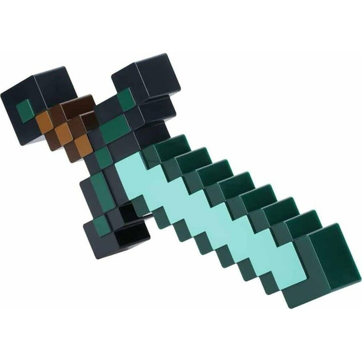Paladone PP12711MCF Minecraft Diamond Sword Light 40cm 3 Modes USB/AAA
