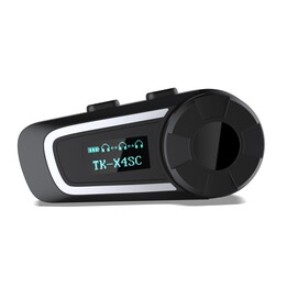 Interfono Extralink per moto per 6 persone, Bluetooth 5.1, altoparlante in polacco, riduzione del rumore.