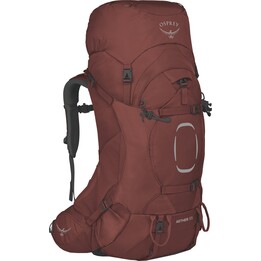 Sac à dos de randonnée Osprey Aether 10002876 pour homme, rouge foncé, tailles L-XL, 55