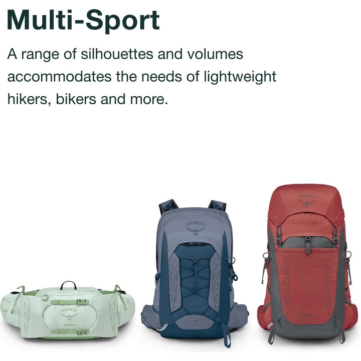 Mochila de senderismo para mujer Osprey Tempest 3298/1091, 33