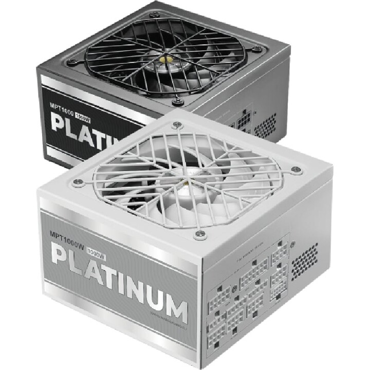 Fuente de Alimentación Mars Gaming MPT1000/ 1000W/ Ventilador 14cm/ ATX 3.1/ PCIe 5.1/ 80 Plus Platinum/ Blanca