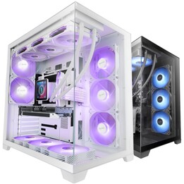 Case da gaming mid-tower Mars Gaming MCVPRO / Bianco