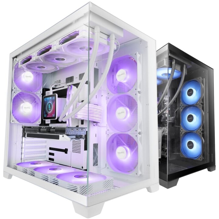 Mars Gaming MCVPRO Mid-Tower Gaming Case / White