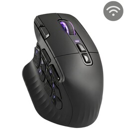 Mars Gaming MMW-HEX16 Gaming-Maus / Wiederaufladbarer Akku / Bis zu 24000 DPI