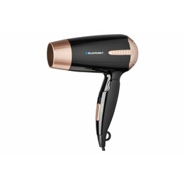 Secador de cabelo Blaupunkt HDD301BK, 1200W, preto e dourado