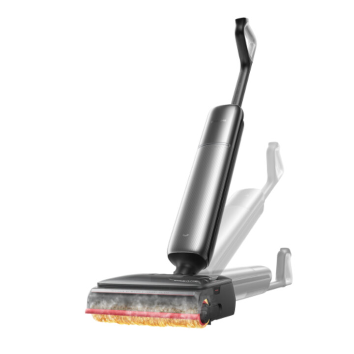 Aspirateur vertical sans fil Dreame T16 Pro Heat, pour liquides et poussières, sans sac, 420 W, gris, 5 Ah