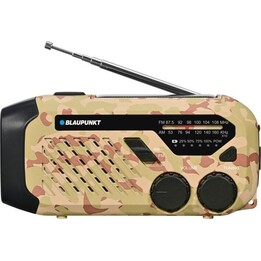 Rádio despertador BLAUPUNKT ER10DC, camuflagem de deserto
