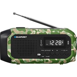BLAUPUNKT ER20GC alarm clock radio, green camouflage
