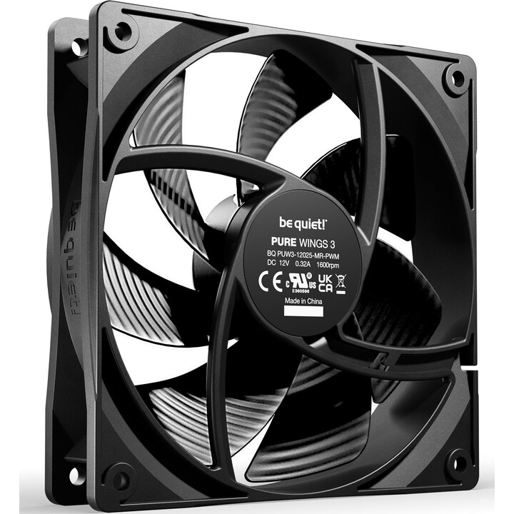 be quiet! Pure Wings 3 120 mm Noir