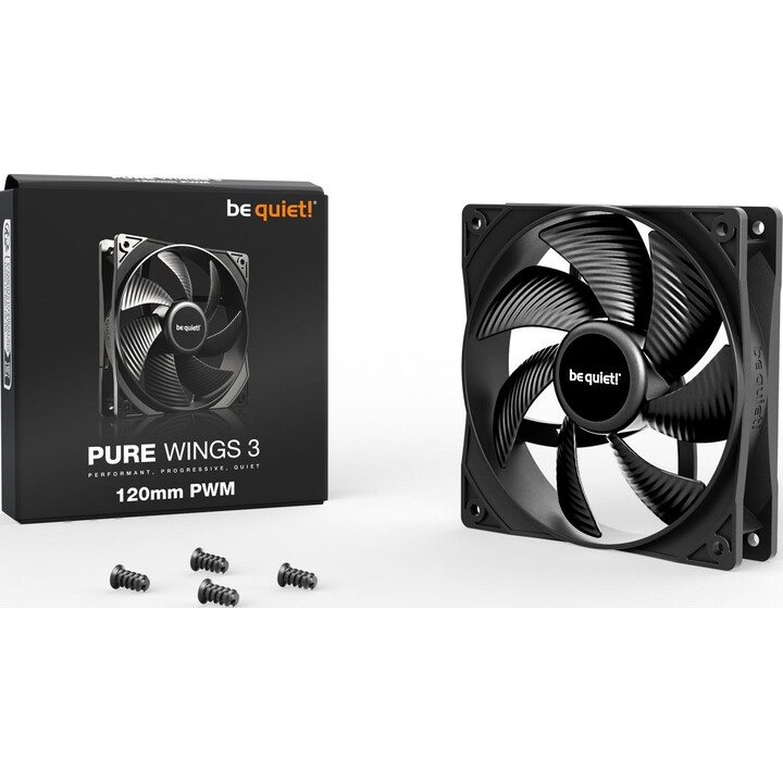 be quiet! Pure Wings 3 120mm Negro