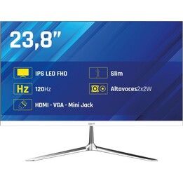 iggual ML24SW 24" FHD IPS 120Hz 1ms VGA HDMI 1.4 White