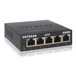 Switch NETGEAR 5 portas 10/100/1000 GS305-300PES