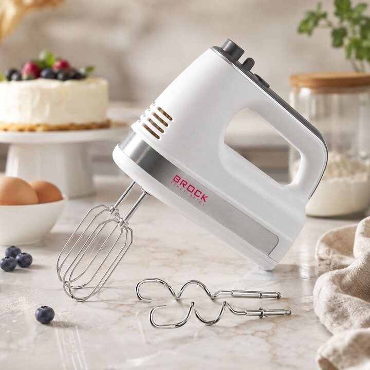 Frullatore a immersione Brock HM 5003 WH da 300W, bianco