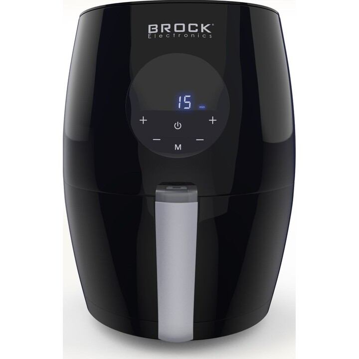 Freidora de aire Brock AFD 3502 BK de 3,5 L y 1200 W, color negro.